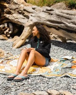 Maine 2.0 Half Zip Recycled Sherpa Fleece - Black