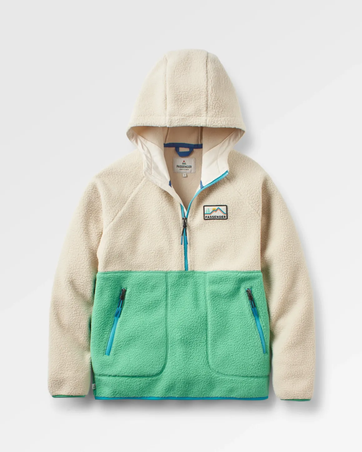 Maine 2.0 Half Zip Recycled Sherpa Fleece - Green Spruce