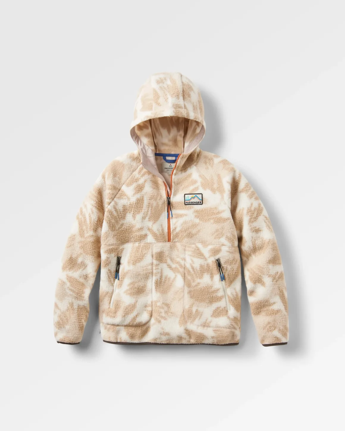 Maine 2.0 Half Zip Recycled Sherpa Fleece - Abstract Mountain Birch