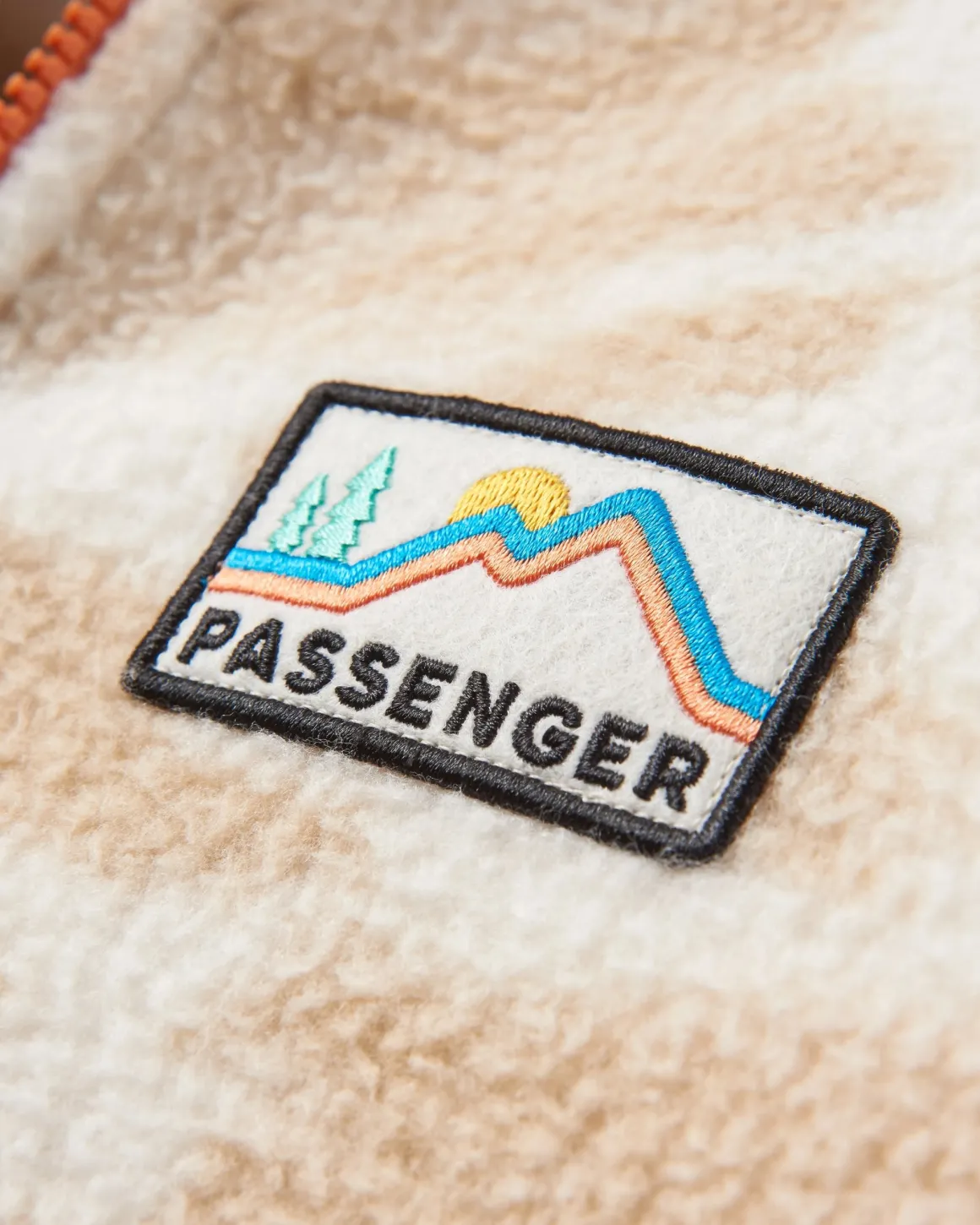 Maine 2.0 Half Zip Recycled Sherpa Fleece - Abstract Mountain Birch