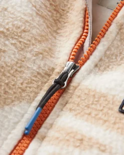 Maine 2.0 Half Zip Recycled Sherpa Fleece - Abstract Mountain Birch