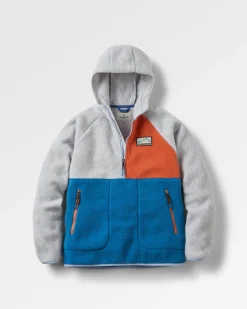 Maine 2.0 Half Zip Recycled Sherpa Fleece - Blue Steel
