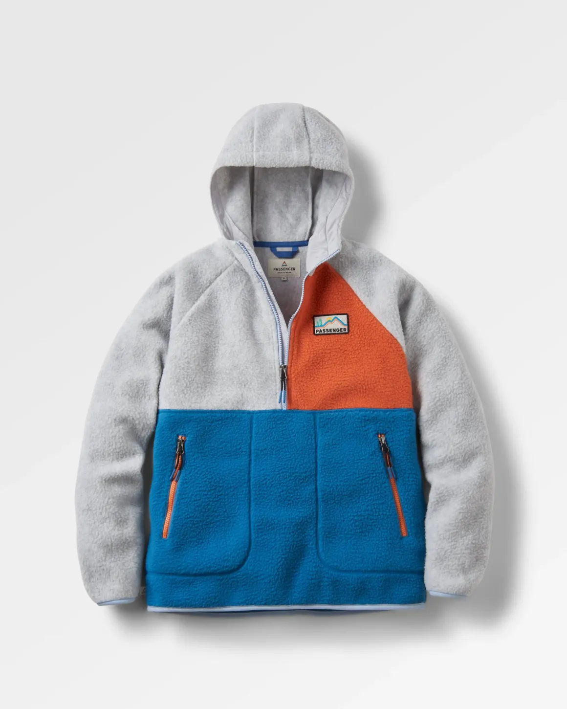 Maine 2.0 Half Zip Recycled Sherpa Fleece - Blue Steel