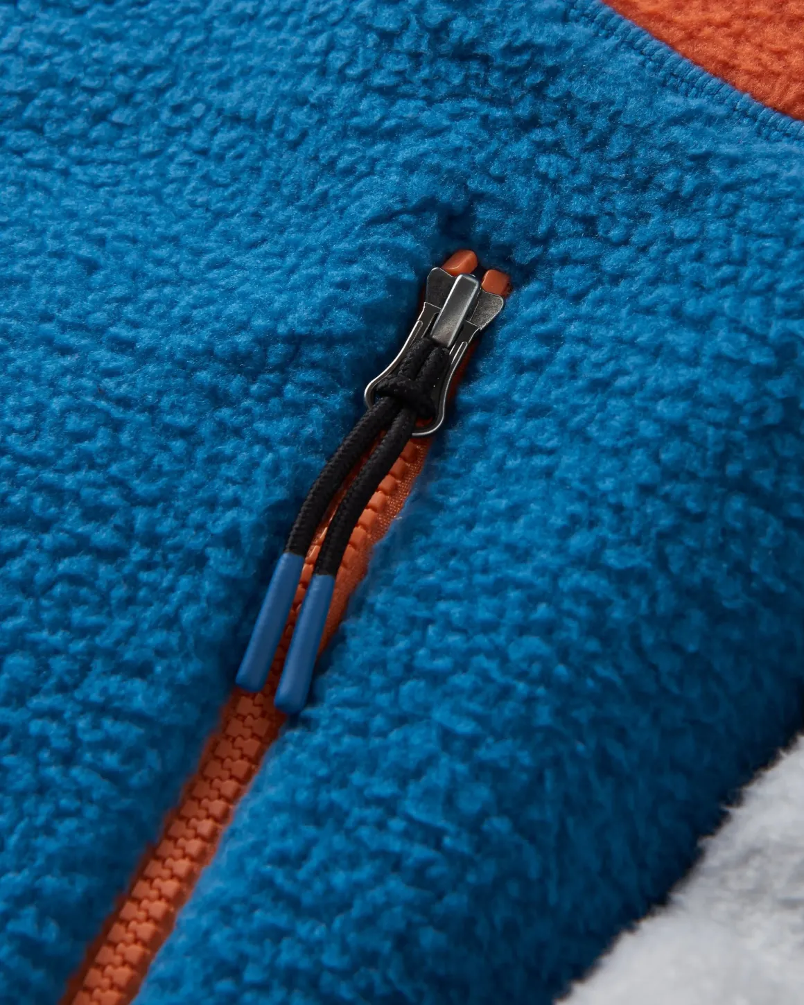 Maine 2.0 Half Zip Recycled Sherpa Fleece - Blue Steel