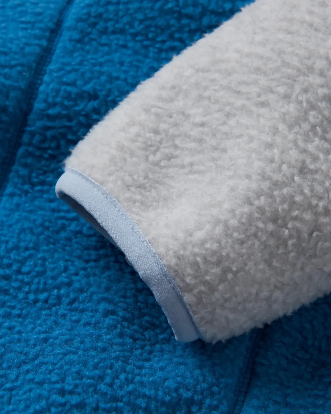 Maine 2.0 Half Zip Recycled Sherpa Fleece - Blue Steel