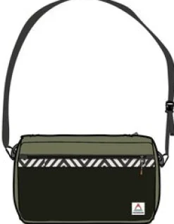 Mainland Recycled Hip Pack - True Black/ Khaki Green