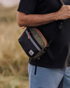 Mainland Recycled Hip Pack - True Black/ Khaki Green