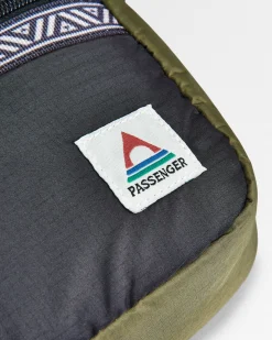 Mainland Recycled Hip Pack - True Black/ Khaki Green