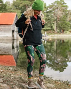 Mantra Recycled Active Legging - Abstract Mountain Fir Tree