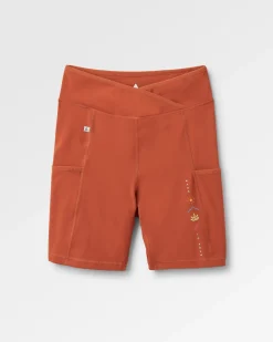 Mantra Recycled Active Shorts - Baked Clay