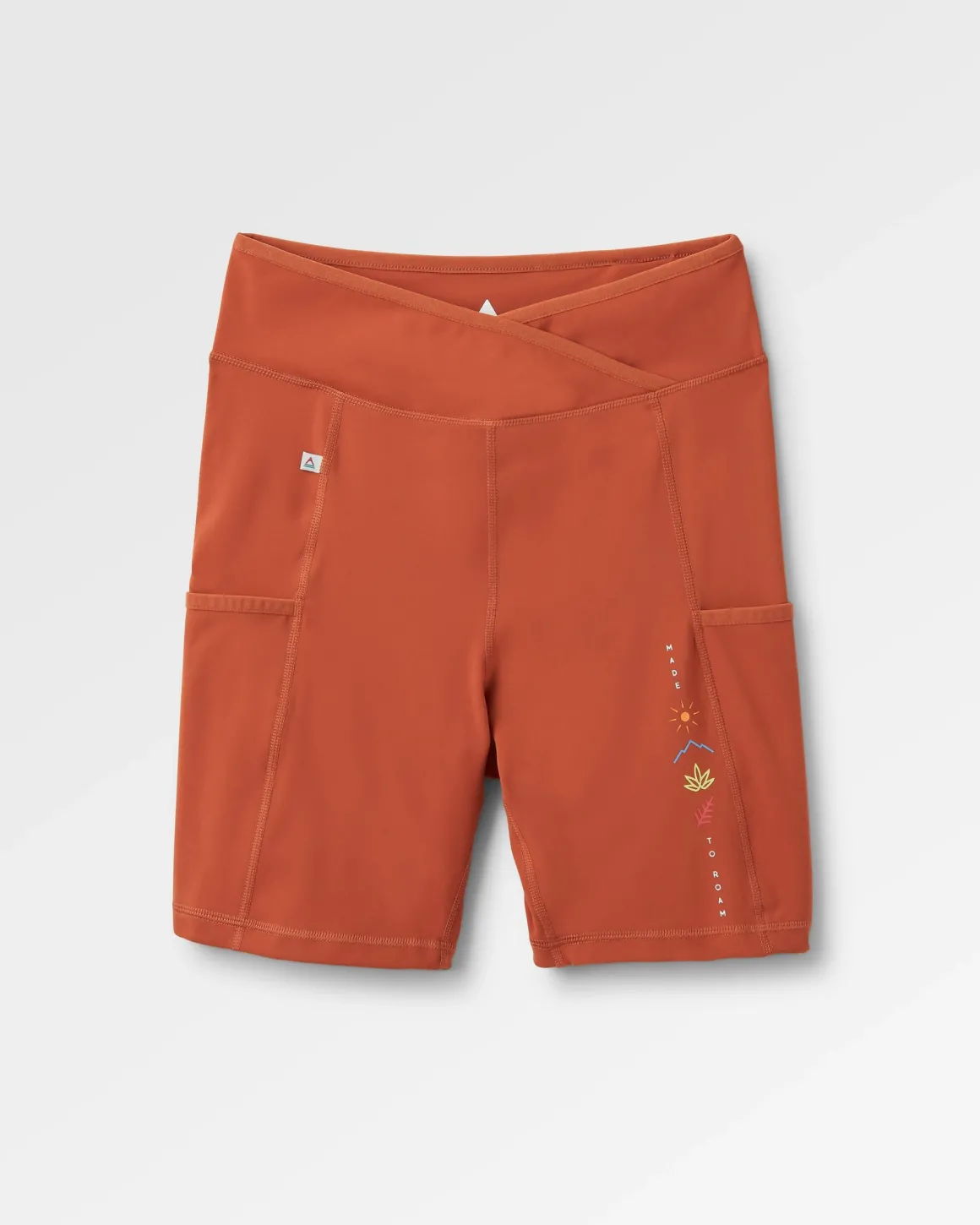 Mantra Recycled Active Shorts - Baked Clay