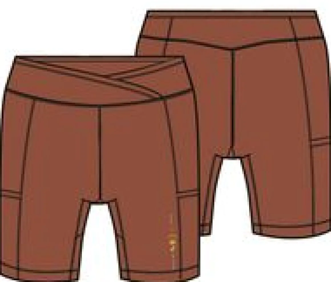 Mantra Recycled Active Shorts - Baked Clay