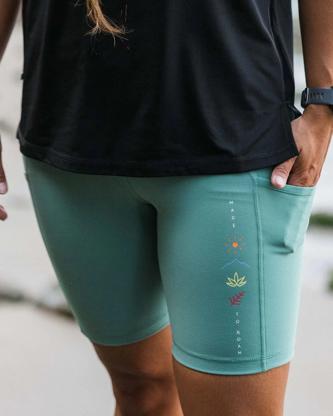 Mantra Recycled Active Shorts - Deep Sea