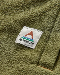 Maple Polar Recycled Fleece Shirt - Khaki Green