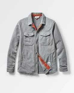 Maple Polar Recycled Fleece Shirt - Gray Marl