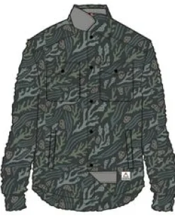 Maple Polar Recycled Fleece Shirt - Ocean Current Black