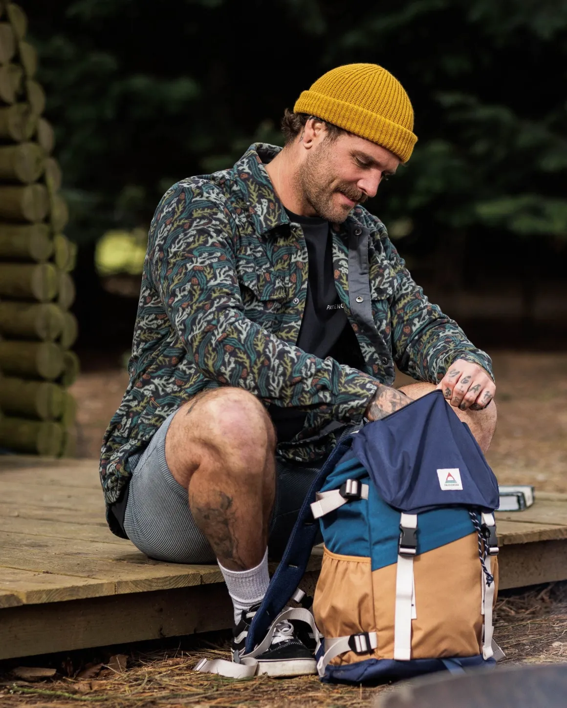 Maple Polar Recycled Fleece Shirt - Ocean Current Black