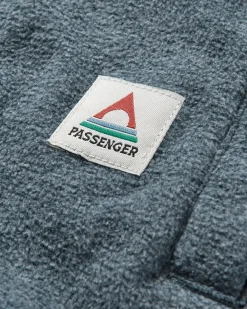 Maple Recycled Polar Fleece Long Sleeve Shirt - Navy Marl