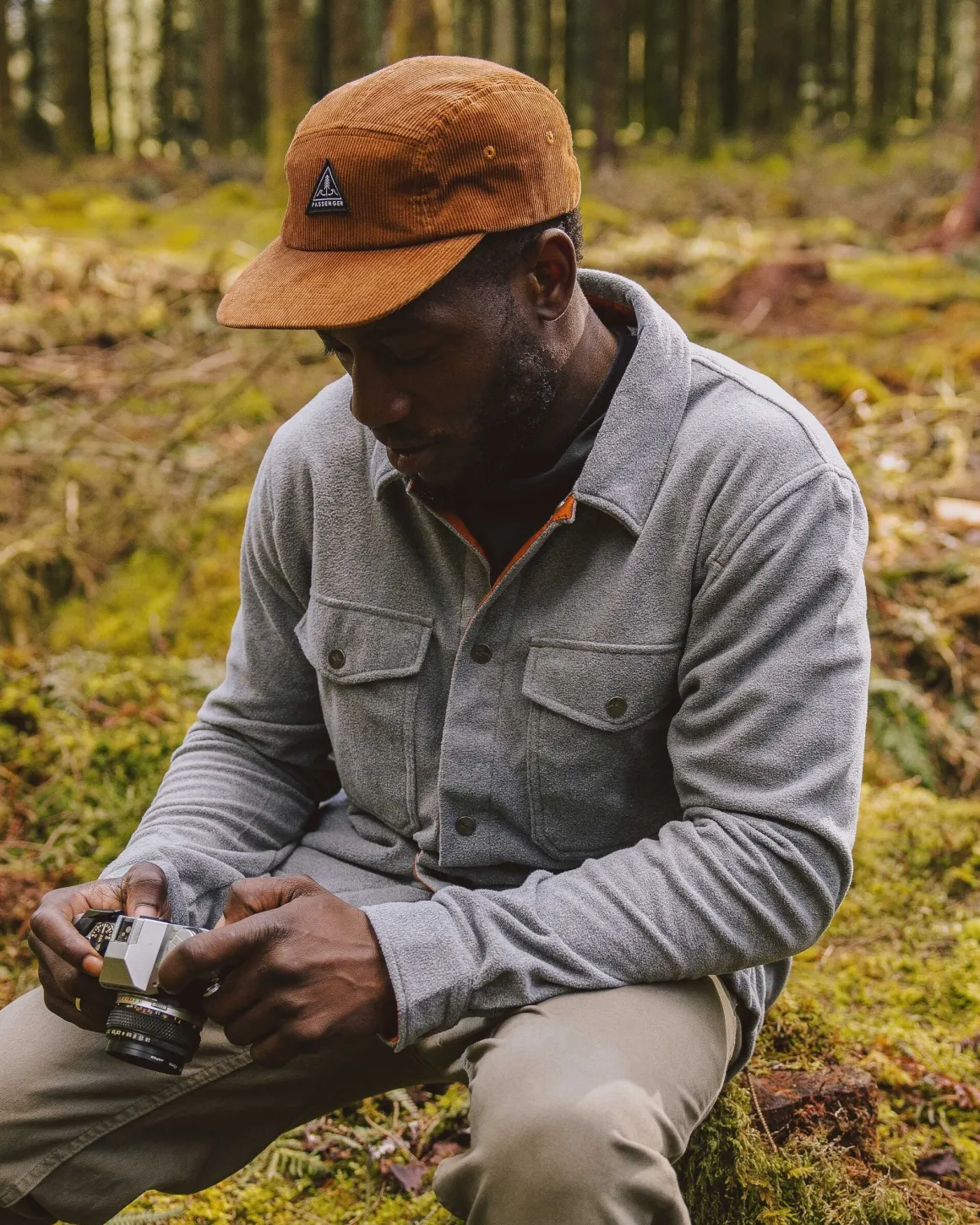 Maple Recycled Polar Fleece Long Sleeve Shirt - Gray Marl 2