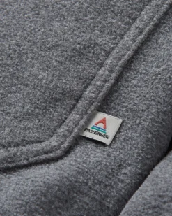 Maple Recycled Polar Fleece Long Sleeve Shirt - Gray Marl 2