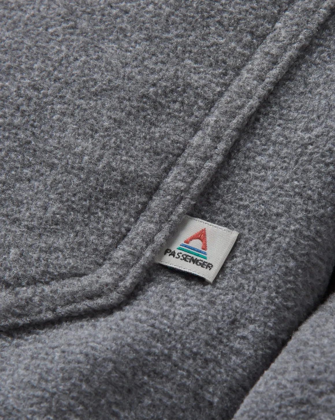 Maple Recycled Polar Fleece Long Sleeve Shirt - Gray Marl 2