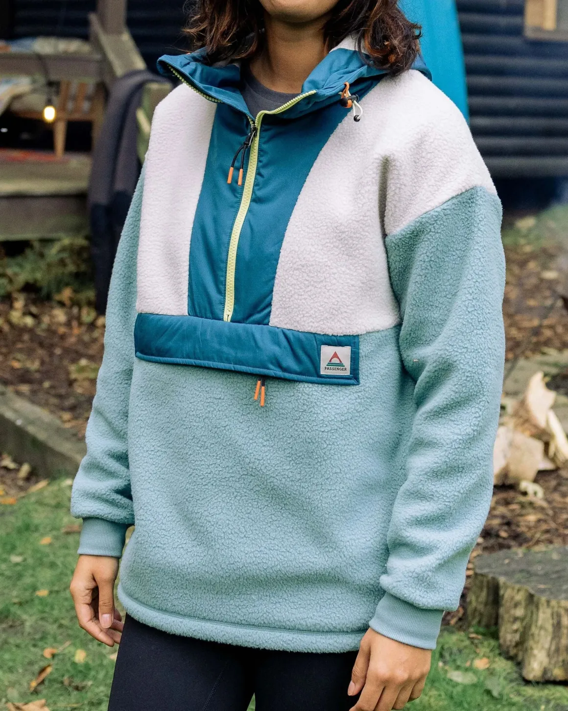 Maren Half Zip Recycled Sherpa Fleece - Arctic