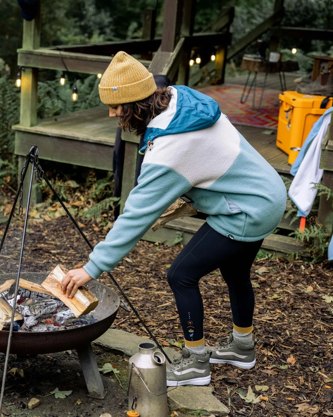 Maren Half Zip Recycled Sherpa Fleece - Arctic