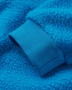 Maren Half Zip Recycled Sherpa Fleece - Bluejay