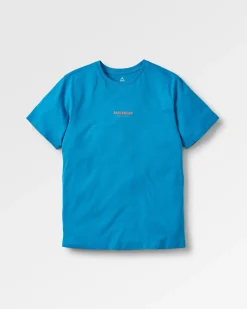 Maverick Recycled Cotton T-Shirt - Blue Pool