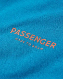 Maverick Recycled Cotton T-Shirt - Blue Pool