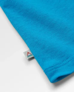 Maverick Recycled Cotton T-Shirt - Blue Pool