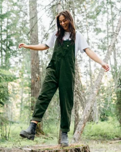 Meadows Organic Cotton Corduroy Overalls - Fir Tree
