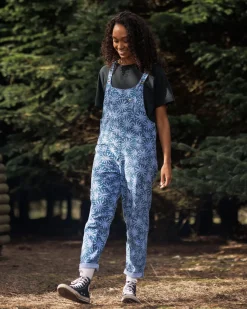 Meadows Organic Cotton Cord Overalls - Seaweed Blue Steel
