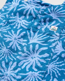 Meadows Organic Cotton Cord Overalls - Seaweed Blue Steel