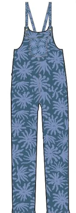 Meadows Organic Cotton Cord Overalls - Seaweed Blue Steel