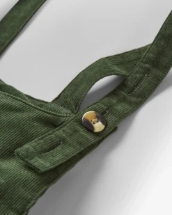 Meadows Organic Cotton Cord Overalls - Fir Tree