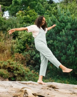 Meadows Organic Cotton Overalls - Pistachio
