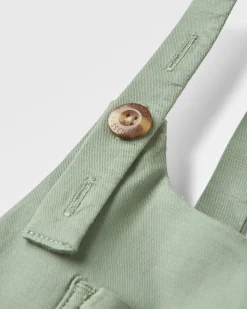 Meadows Organic Cotton Overalls - Pistachio