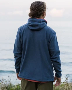 Men's Pinegrove Recycled Polartec Fleece Hoodie - Dark Denim Marl