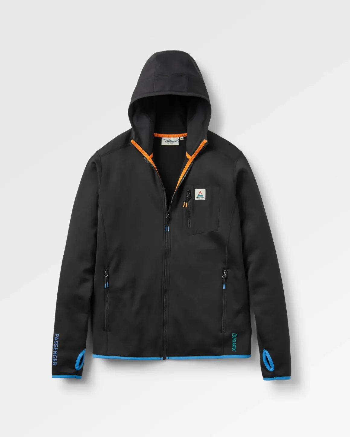 Men's Solitude Recycled Polartec® Fleece Hoodie - Black