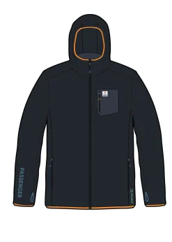 Men's Solitude Recycled Polartec® Fleece Hoodie - Black
