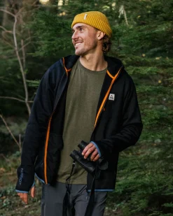 Men's Solitude Recycled Polartec® Fleece Hoodie - Black