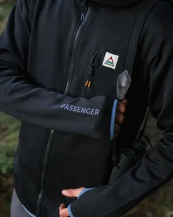 Men's Solitude Recycled Polartec® Fleece Hoodie - Black