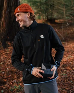 Men's Solitude Recycled Polartec® Fleece Pullover - Black