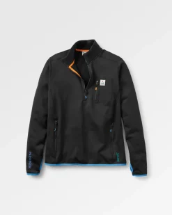 Men's Solitude Recycled Polartec® Fleece Pullover - Black