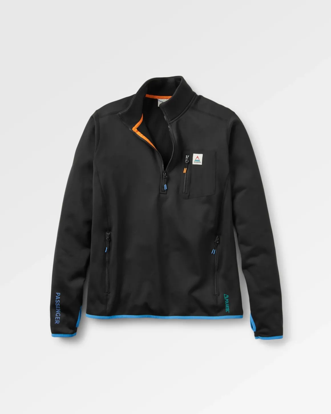 Men's Solitude Recycled Polartec® Fleece Pullover - Black