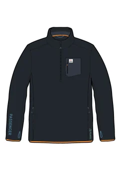 Men's Solitude Recycled Polartec® Fleece Pullover - Black