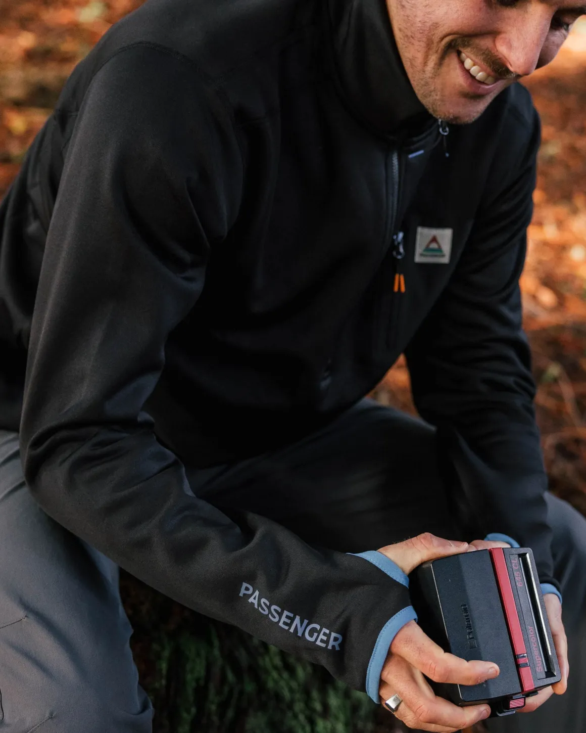 Men's Solitude Recycled Polartec® Fleece Pullover - Black