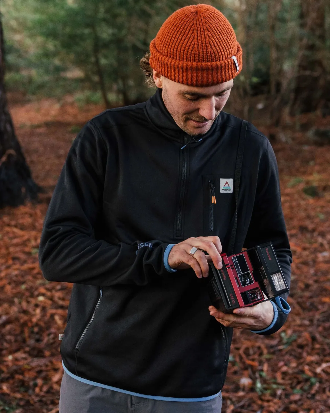 Men's Solitude Recycled Polartec® Fleece Pullover - Black