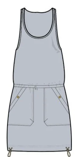 Mesmorise Organic Cotton Dress - Faded Denim